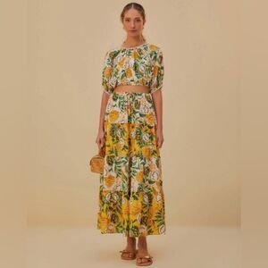 Farm Rio Biriba Maxi Skirt Size XS